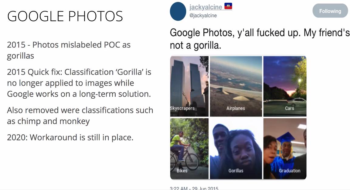 google photos mislabeled as gorillas